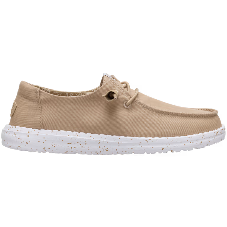 Hey Dude Women's Wendy Stretch Canvas Taupe