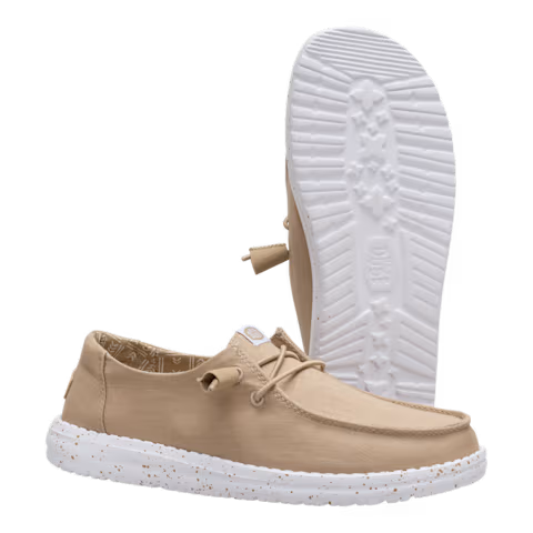 Hey Dude Women's Wendy Stretch Canvas Taupe