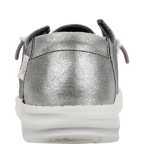 Hey Dude Women's Wendy Metallic Sparkle Charcoal