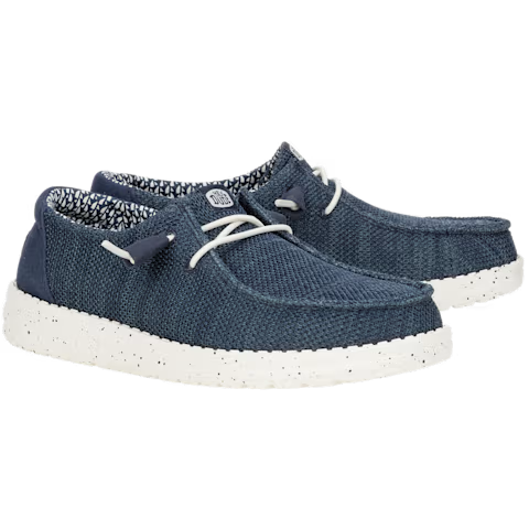 Hey Dude Women's Wendy Stretch Sox Navy