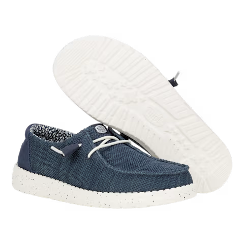 Hey Dude Women's Wendy Stretch Sox Navy