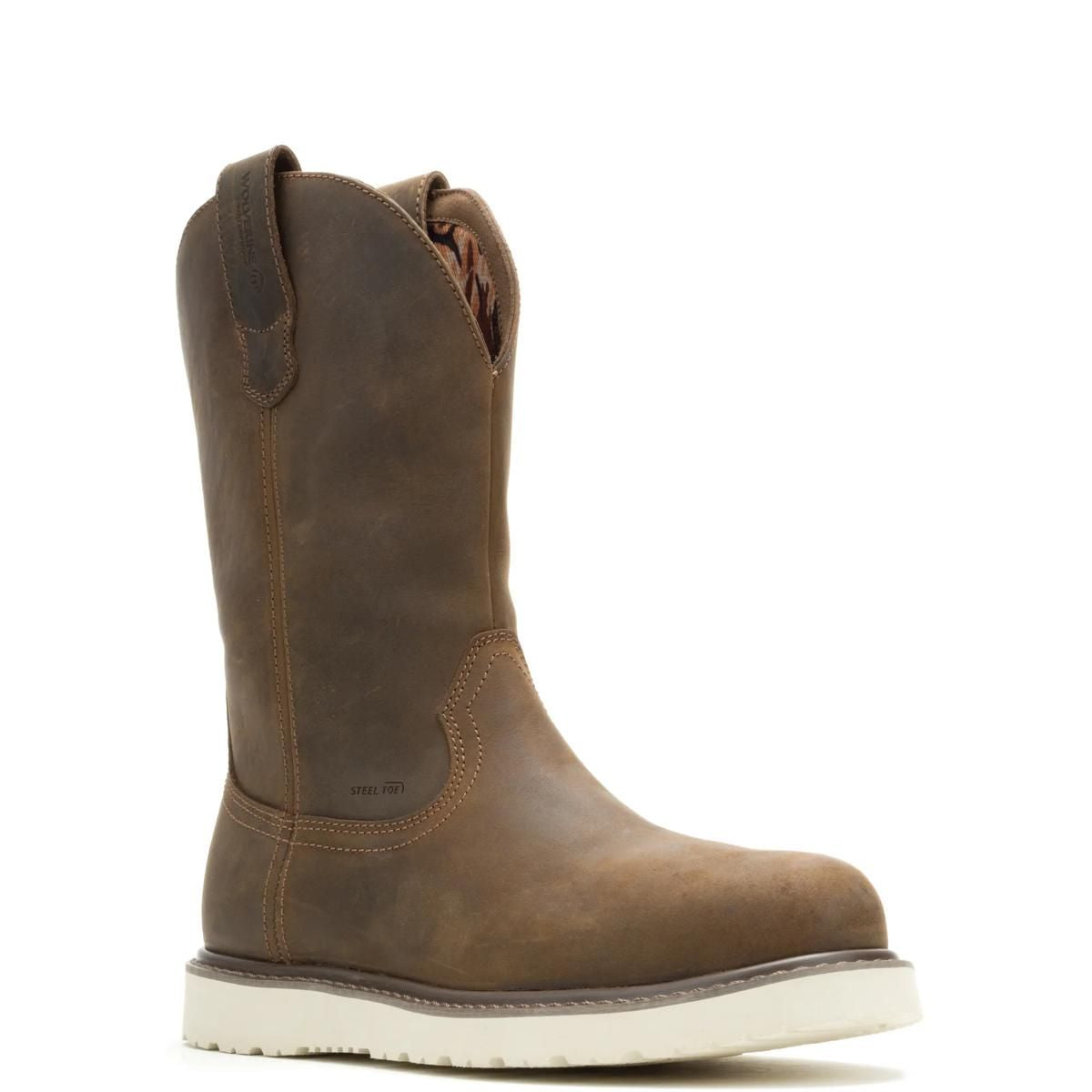 Wolverine Men's x Jordan Davis Bronc Wedge Steel-Toe Waterproof Work Wellington