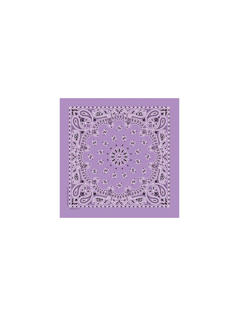Western Express Made in the USA - Lavender Paisley Bandana