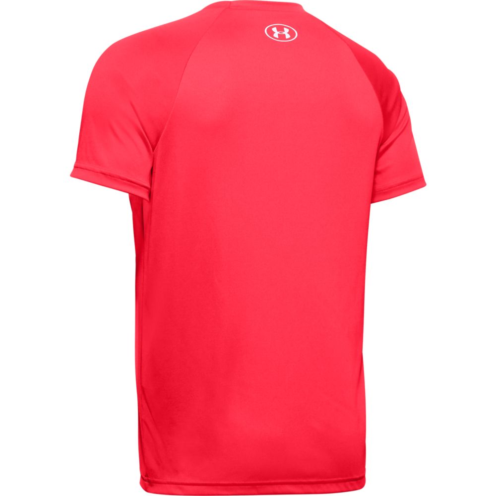Under Armour Boys' Tech Splash Chest Stripe Short Sleeve