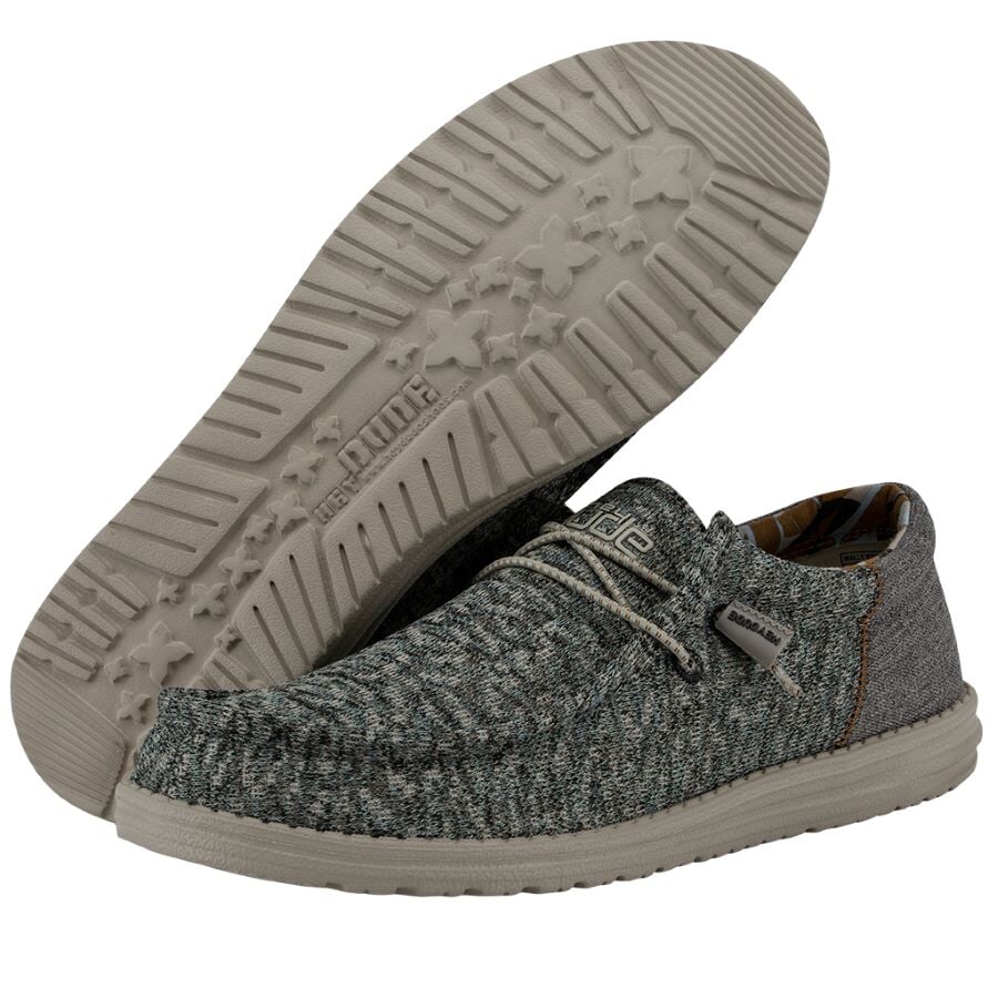 Hey Dude Men's Wally Sox Funk Blue Shadow