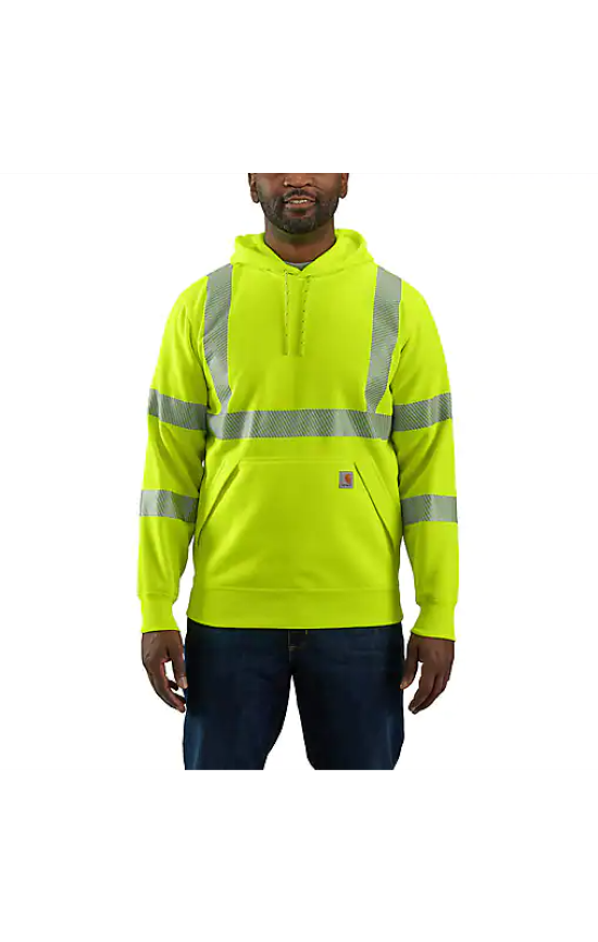Carhartt Men's High-Visibility Rain Defender Class 3 Sweatshirt BIG & TALL