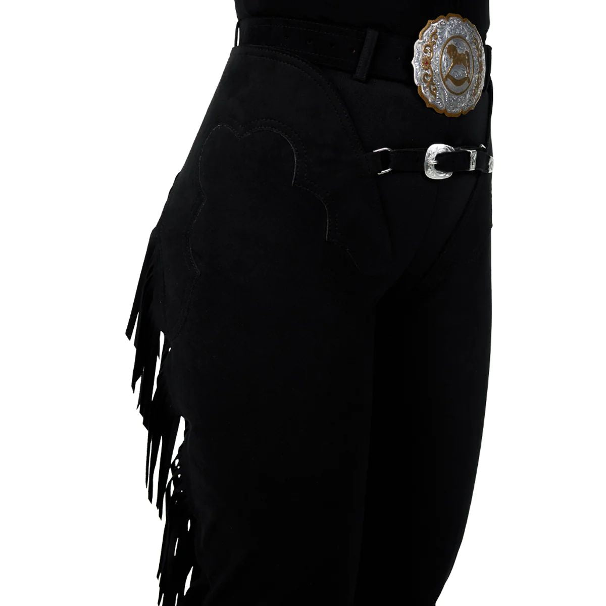 Hobby Horse Women's Ultrasuede Fringed Show Chaps BIG & TALL