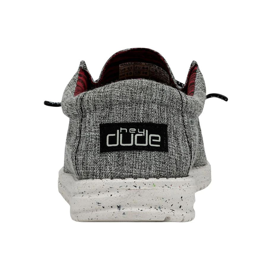 Hey Dude Men's Wally Eco Linen Black