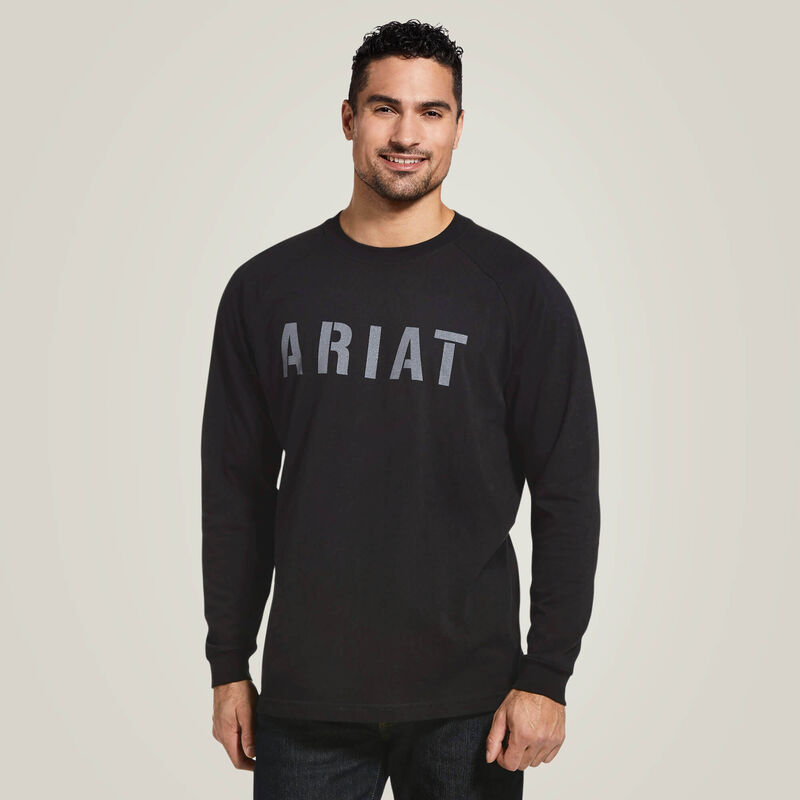 Ariat Men's Rebar Cotton Strong Block T-Shirt