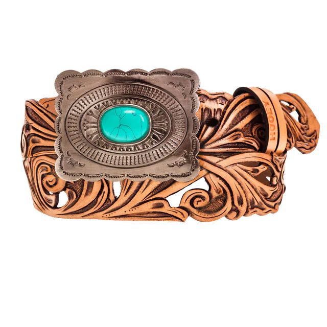 Hooey Women's "Rogue" Tooled Belt