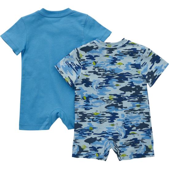 Carhartt Infant Short-Sleeve Fish Print Romper Set