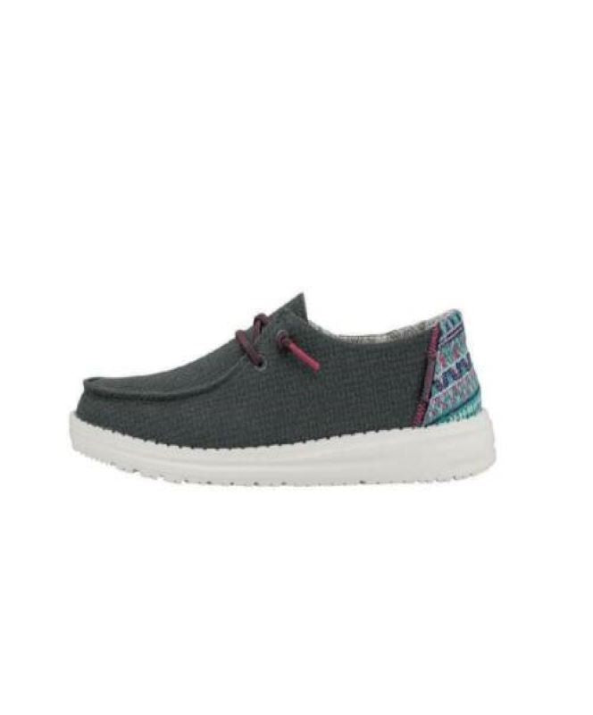 Hey Dude Youth Wendy Aztec Grey