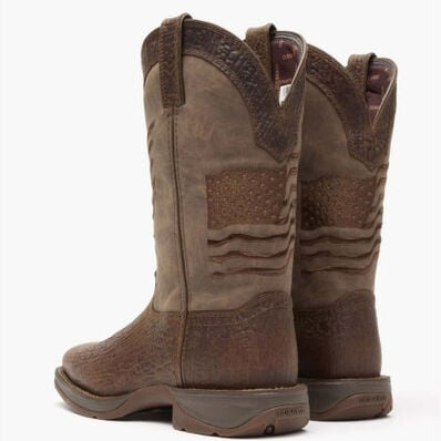Durango Men's Rebel Distressed Flag Embroidery Western Boot