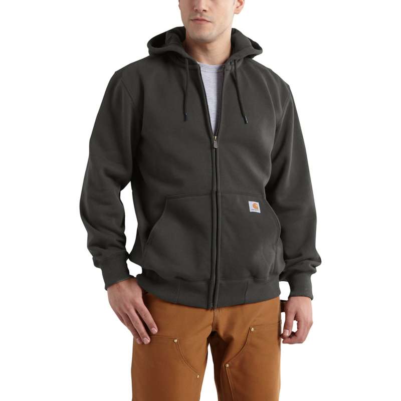 Carhartt Men's Paxton Heavyweight Hooded  Zip-Front Sweatshirt - PEAT 306