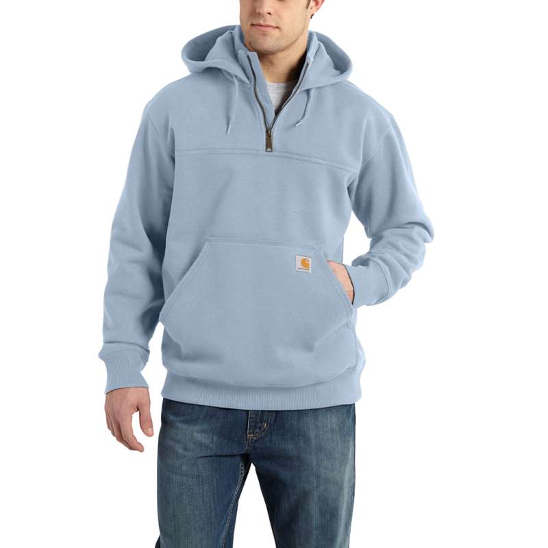 Carhartt Men's Paxton Heavyweight Hooded Zip Mock Sweatshirt - NEPTUNE HD4