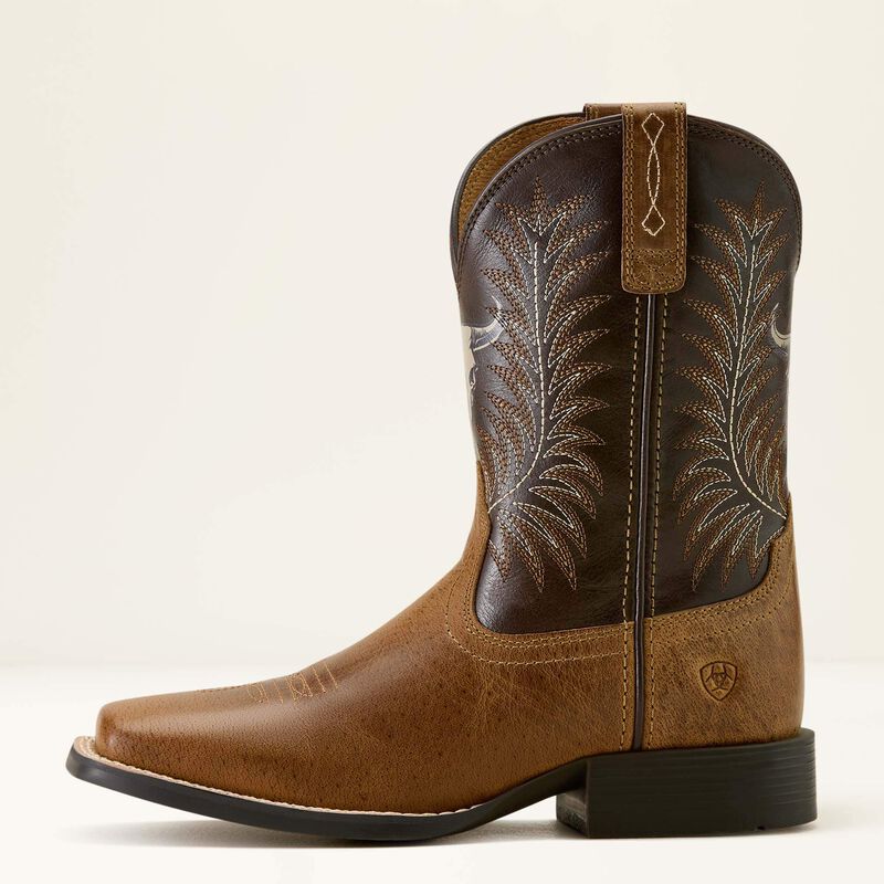 Ariat Kid's Stampede Wide Square Toe Western Boot