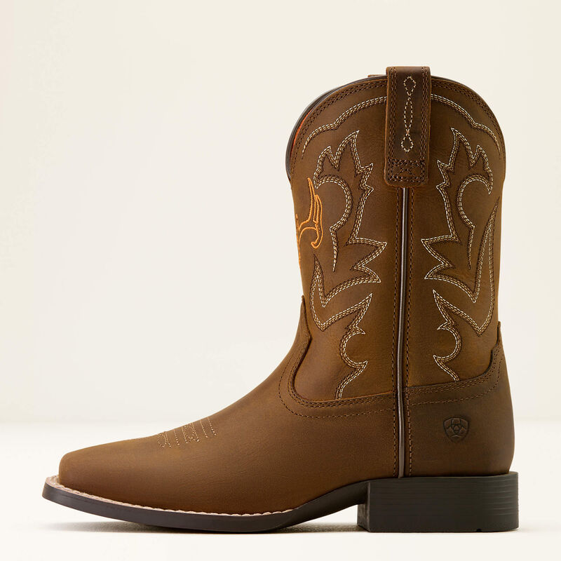 Ariat Kid's Deer Ridge Wide Square Toe Western Boot
