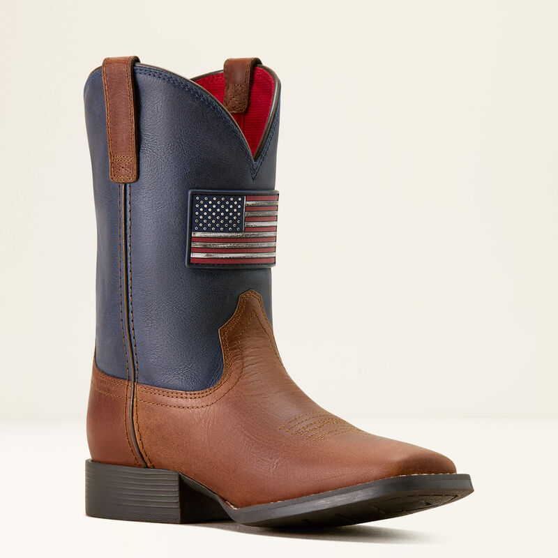 Ariat Kid's Freedom Rider Wide Square Toe Western Boot