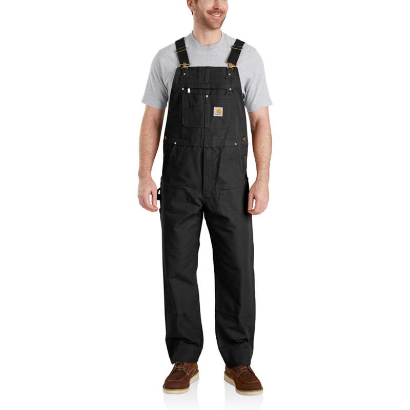 Carhartt Men's Relaxed Fit Duck Bib Overall - BLACK 001