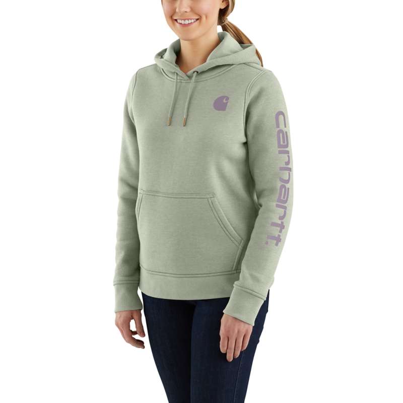 Carhartt Women's Clarksburg Graphic Sweatshirt - SAGE G15