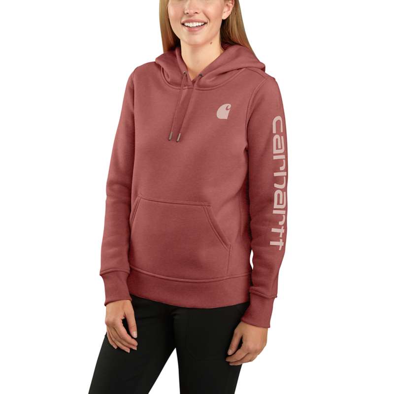 Carhartt Women's Clarksburg Graphic Sweatshirt - CLAYSTONE P07
