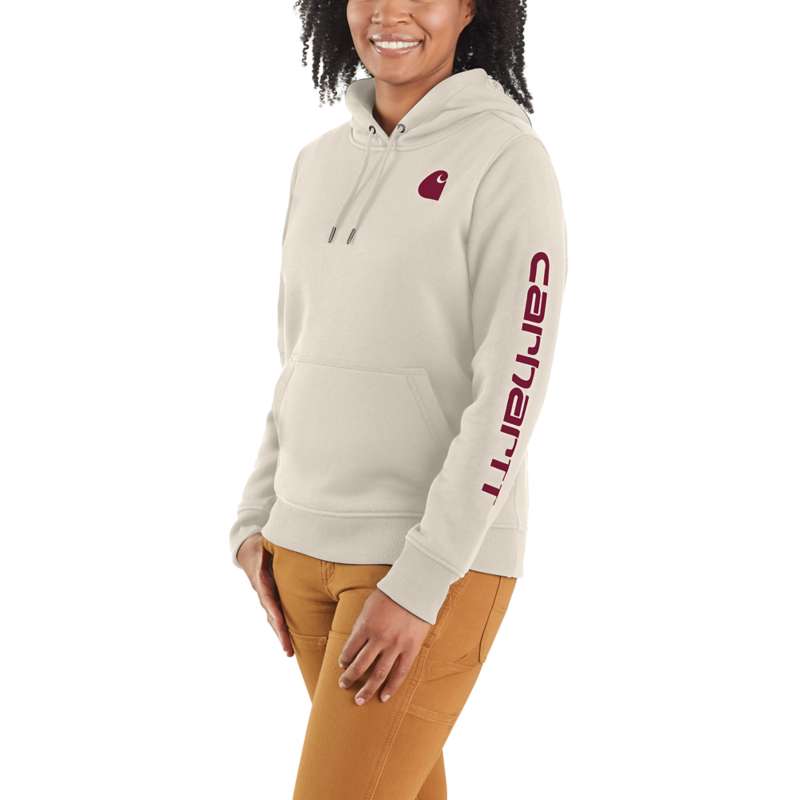 Carhartt Women's Clarksburg Graphic Sweatshirt - MALT W03