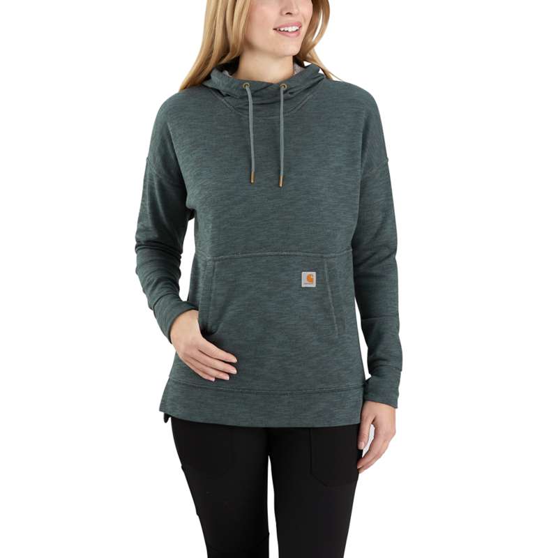 Carhartt Women's Newberry Hoodie - FOG GREEN G34