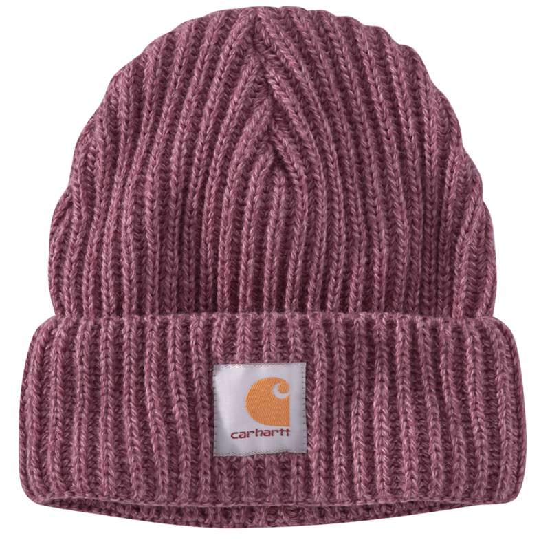 Carhartt Ladies Rib Knit Acrtlic Hat - RAISIN V14