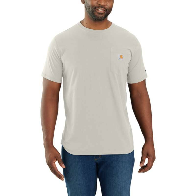 Carhartt Men's Force Relaxed Fit Midweight Short-Sleeve Pocket T-Shirt BIG - MALT W03