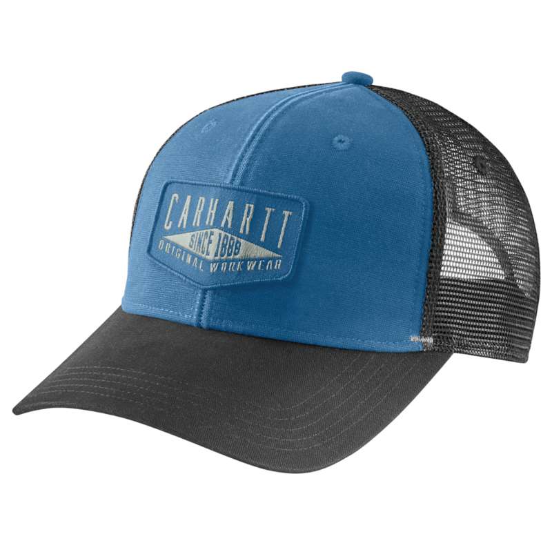 Carhartt Men's Canvas Workwear Patch Cap - BLUE LAGOON 429