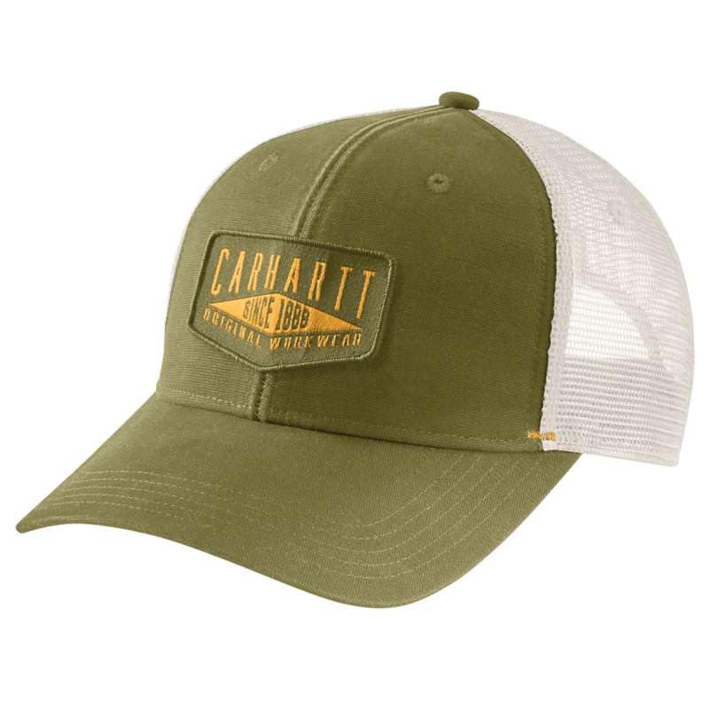 Carhartt Men's Canvas Workwear Patch Cap - TRUE OLIVE G78