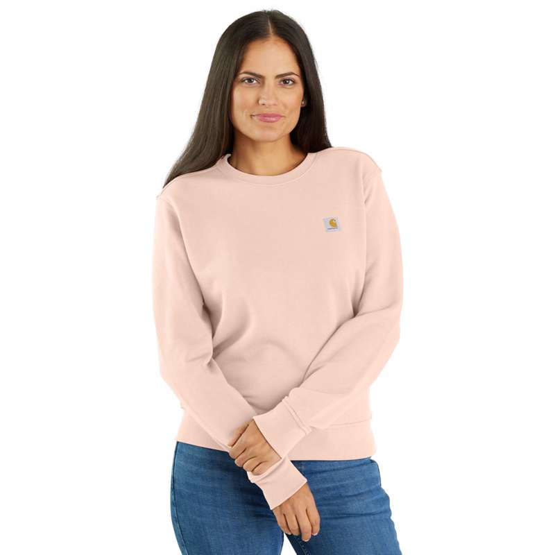 Carhartt Women's Relaxed Fit Midweight French Terry Crewneck Sweatshirt - GEORGIA PCH P44