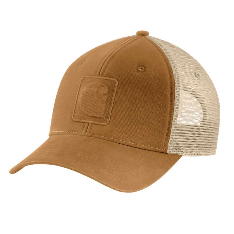 Carhartt Men's Canvas Logo C Cap - BROWN BRN