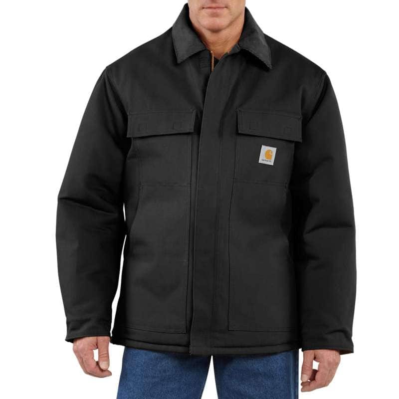 Carhartt Men's Duck Traditional Coat - BLACK