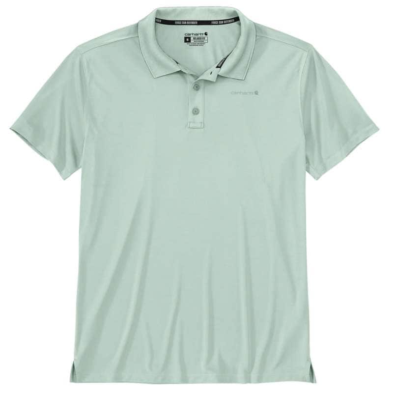 Carhartt Men's Force Sun Defender Relaxed Fit Lightweight Short-Sleeve Polo - BIG SKY GH4