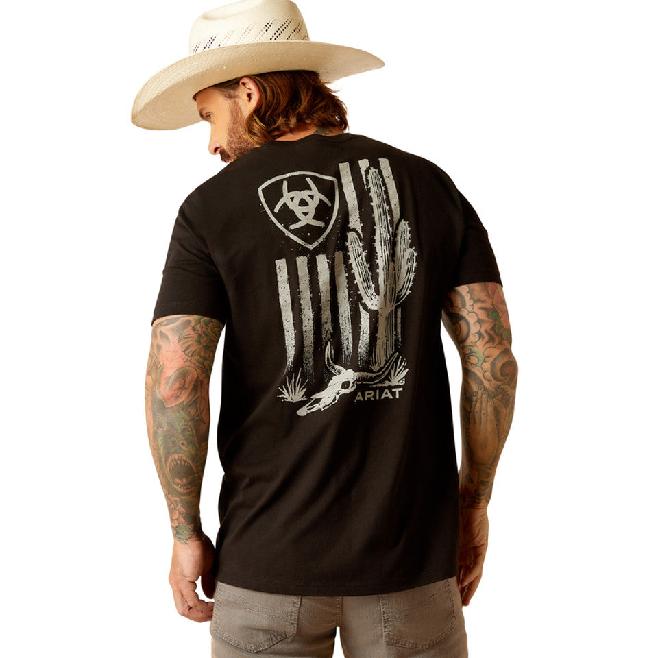 Ariat Men's Cactus Flag Short Sleeve Tee
