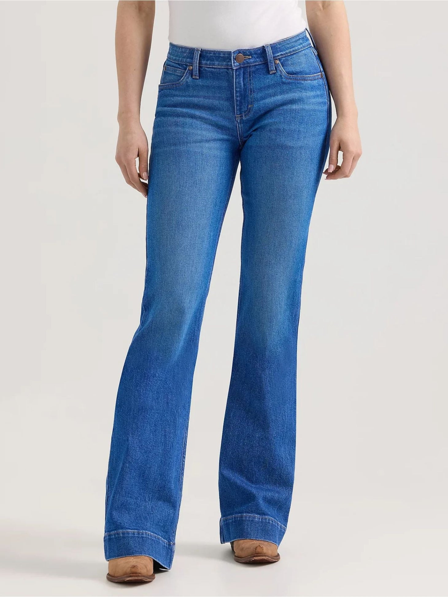 Wrangler Women's Retro Mae Wide Leg Trouser Jean