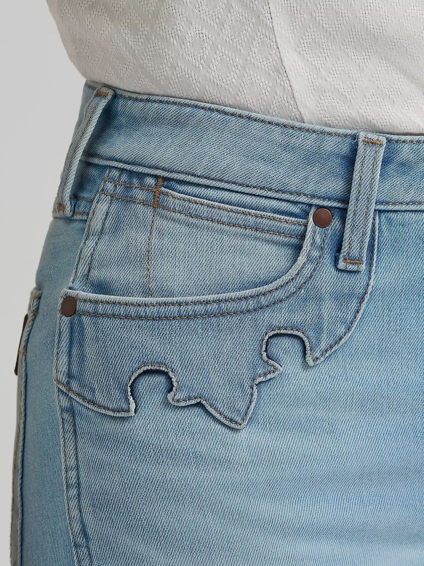 Wrangler Women's Retro Bailey High Rise Embellished Bootcut Jean