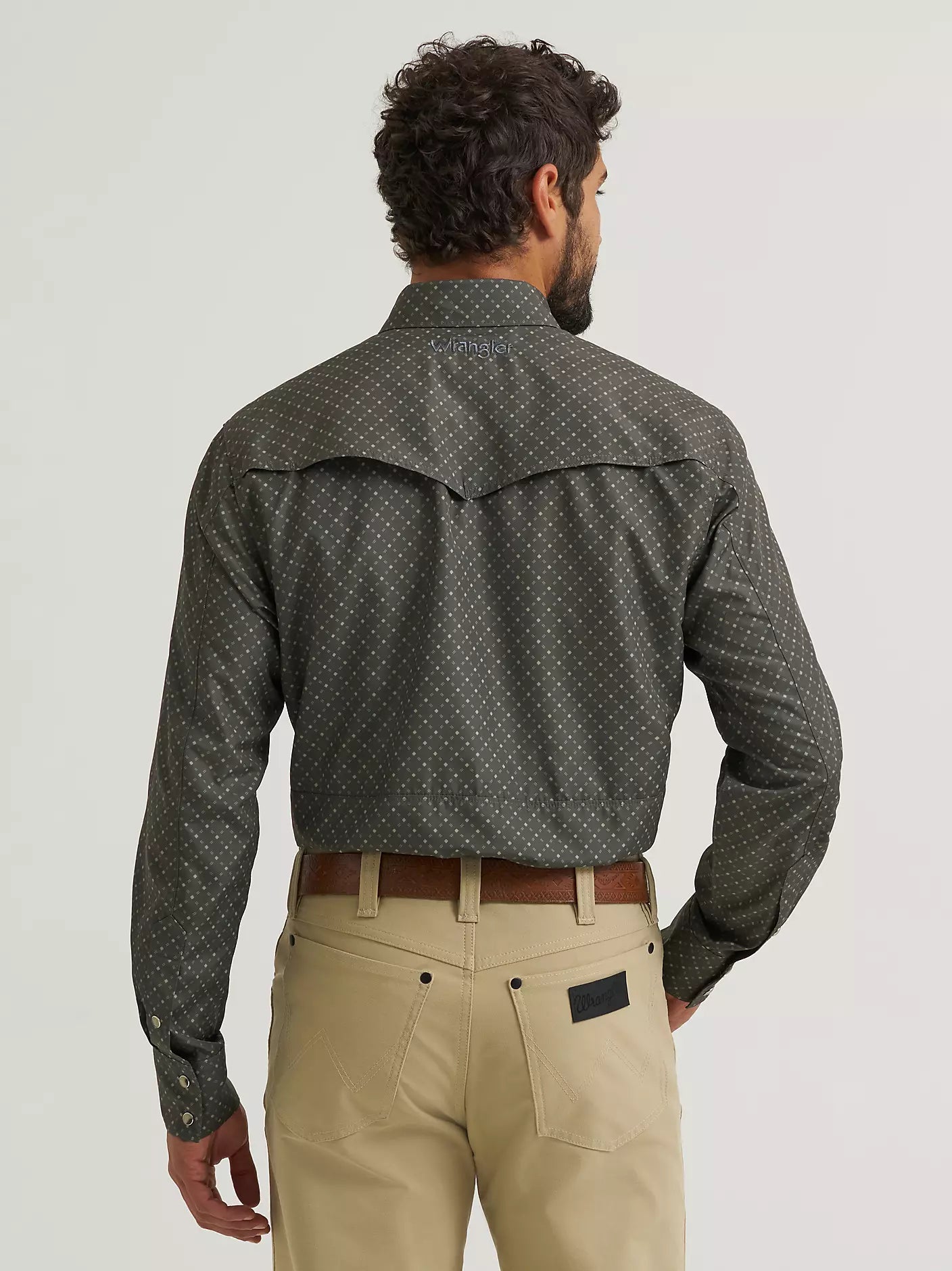 Wrangler Men's All Terrain Performance Print Shirt