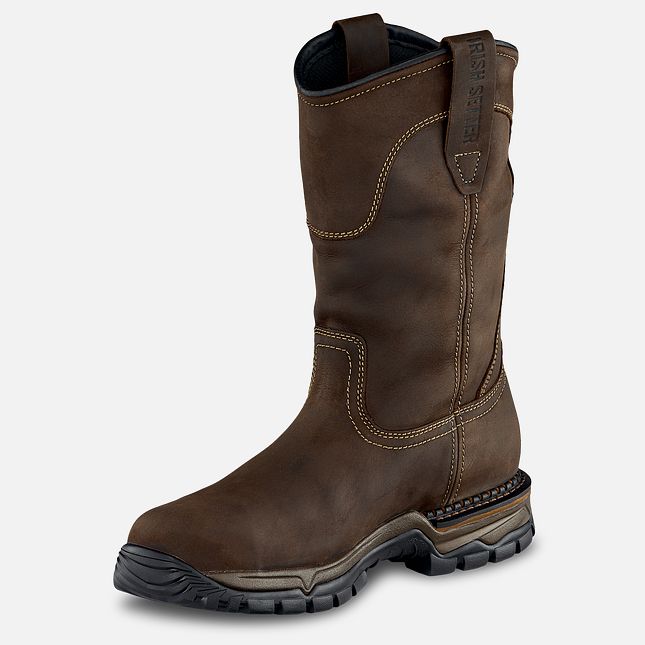 Irish Setter Men's 11-Inch Waterproof Safety Toe Pull-on Boot