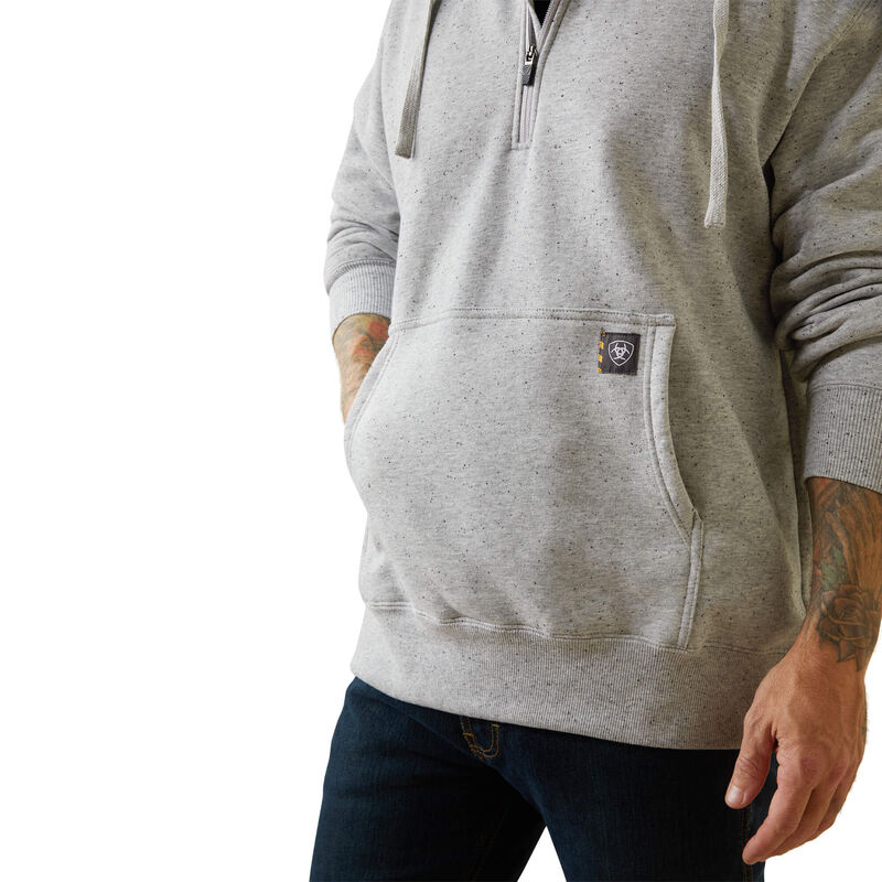 Ariat Men's Rebar Workman 1/4 Zip Hoodie