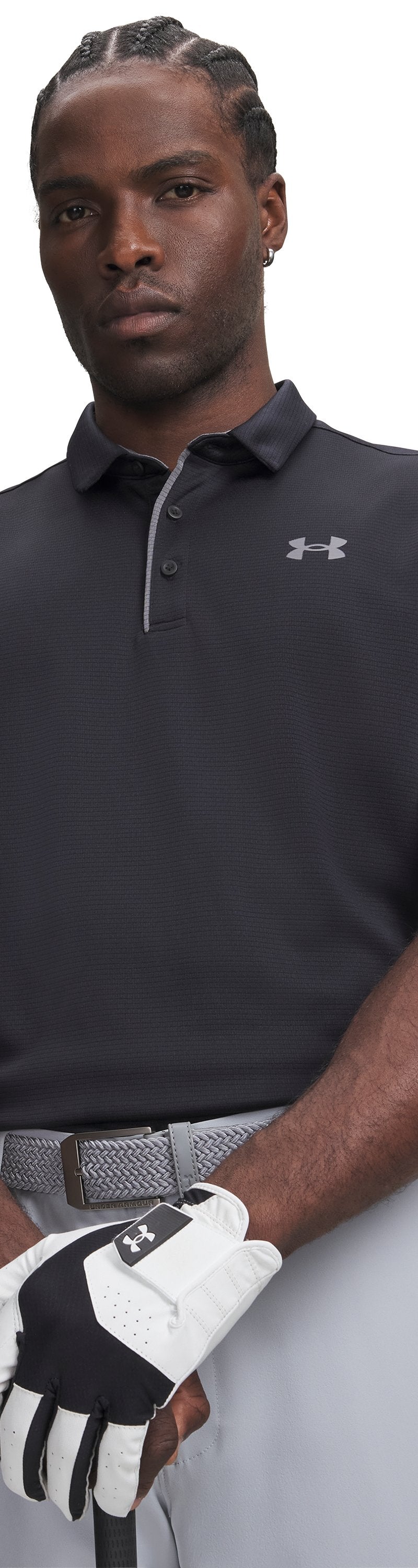 Under Armour Men's Tech Polo - BLACK 001