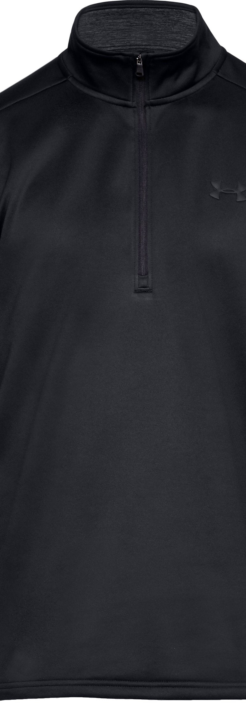 Under Armour Men's Armour Fleece Half Zip - BLACK 001
