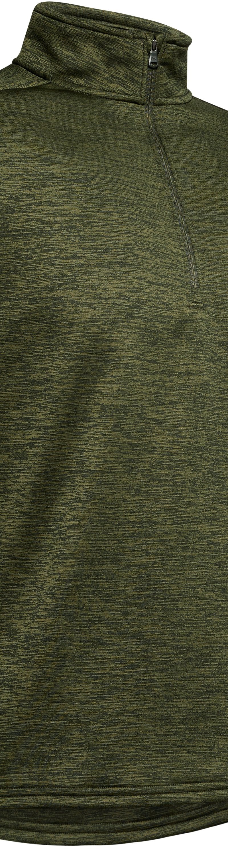 Under Armour Men's Armour Fleece Half Zip - GREEN 310