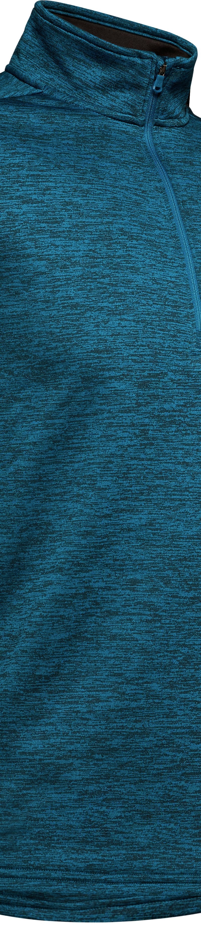 Under Armour Men's Armour Fleece Half Zip - TEAL 417