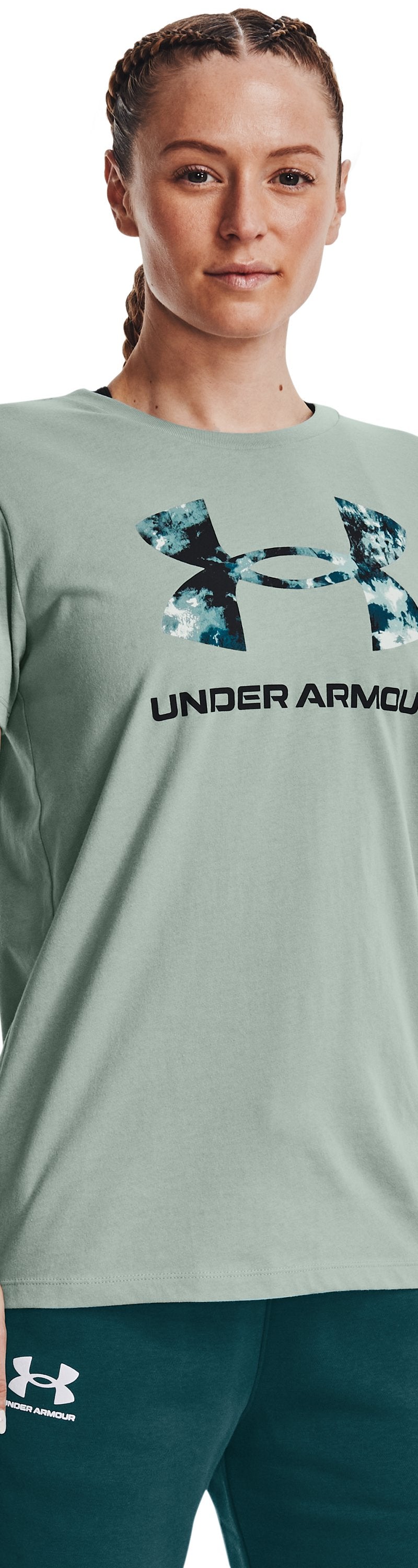 Women's UA Sportstyle Graphic Short Sleeve - GREEN 781