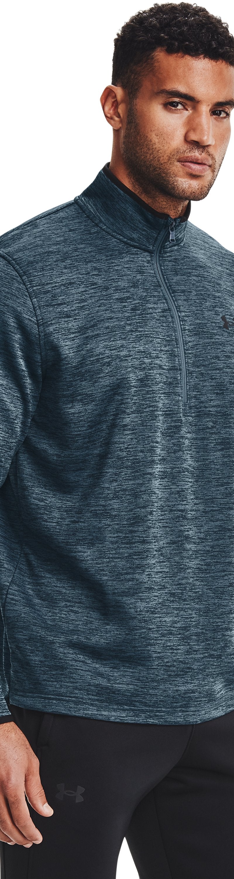 Under Armour Men's Armour Fleece ½ Zip - BLUE 467