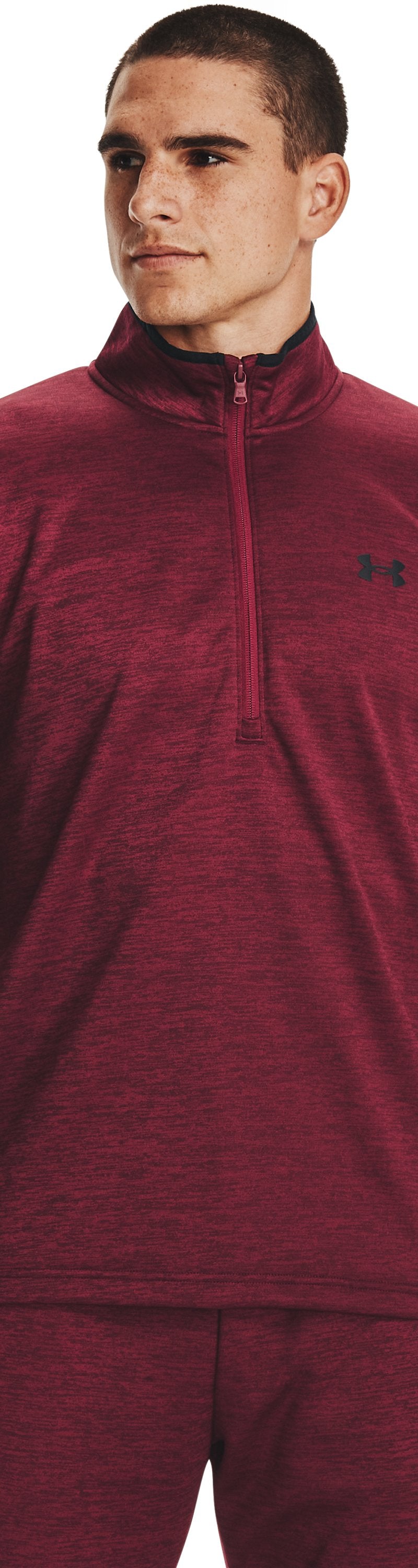 Under Armour Men's Armour Fleece ½ Zip - LEAGUE RED 626