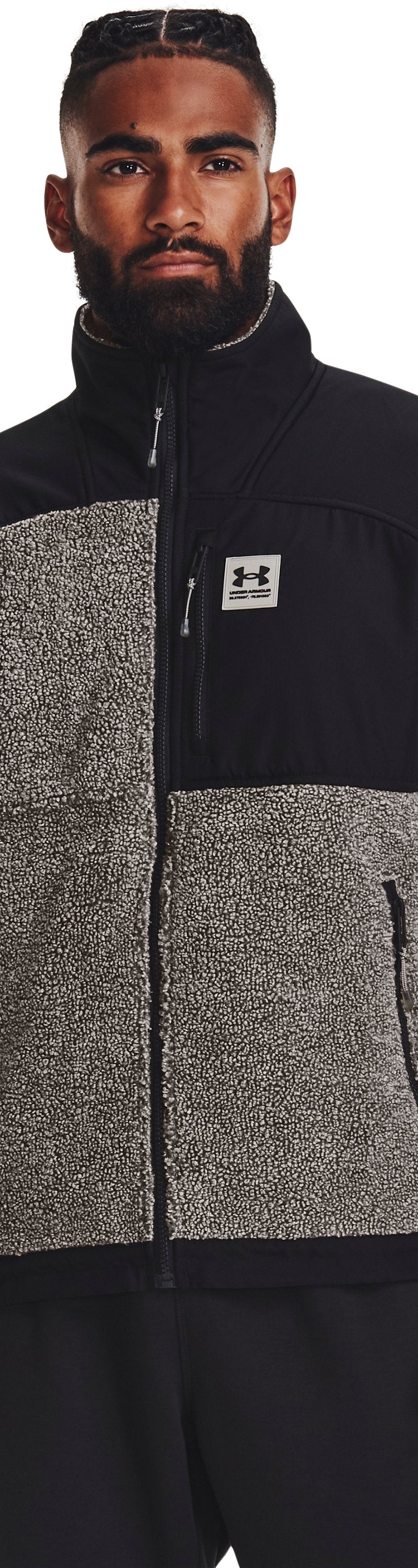 Under Armour Men's UA Mission Boucle Swacket - PEWTER 295