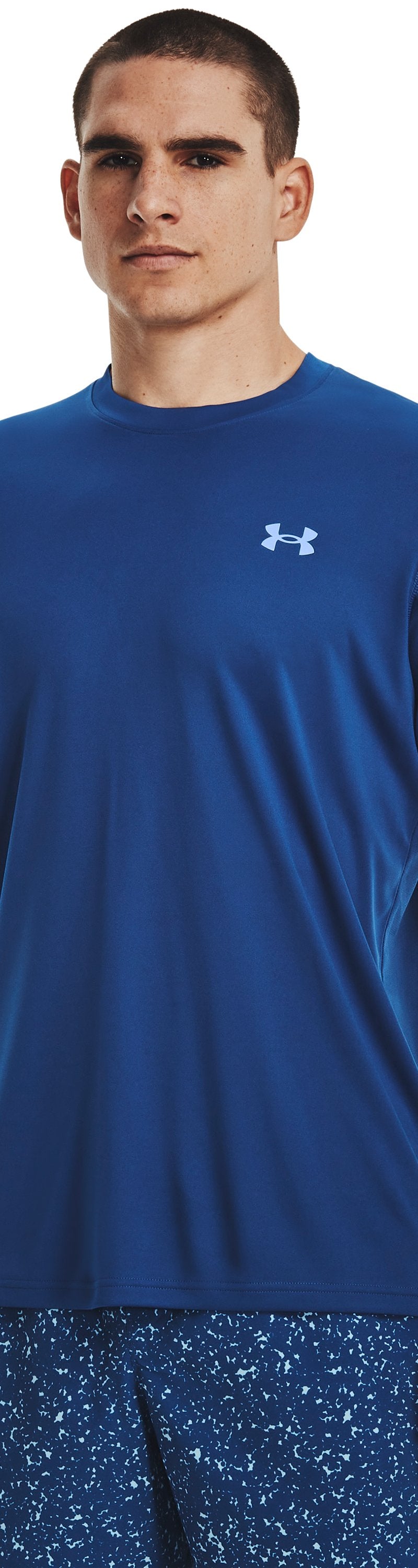 Under Armour Men's Drift Tide Knit Long Sleeve - BLUE MIRAGE 471